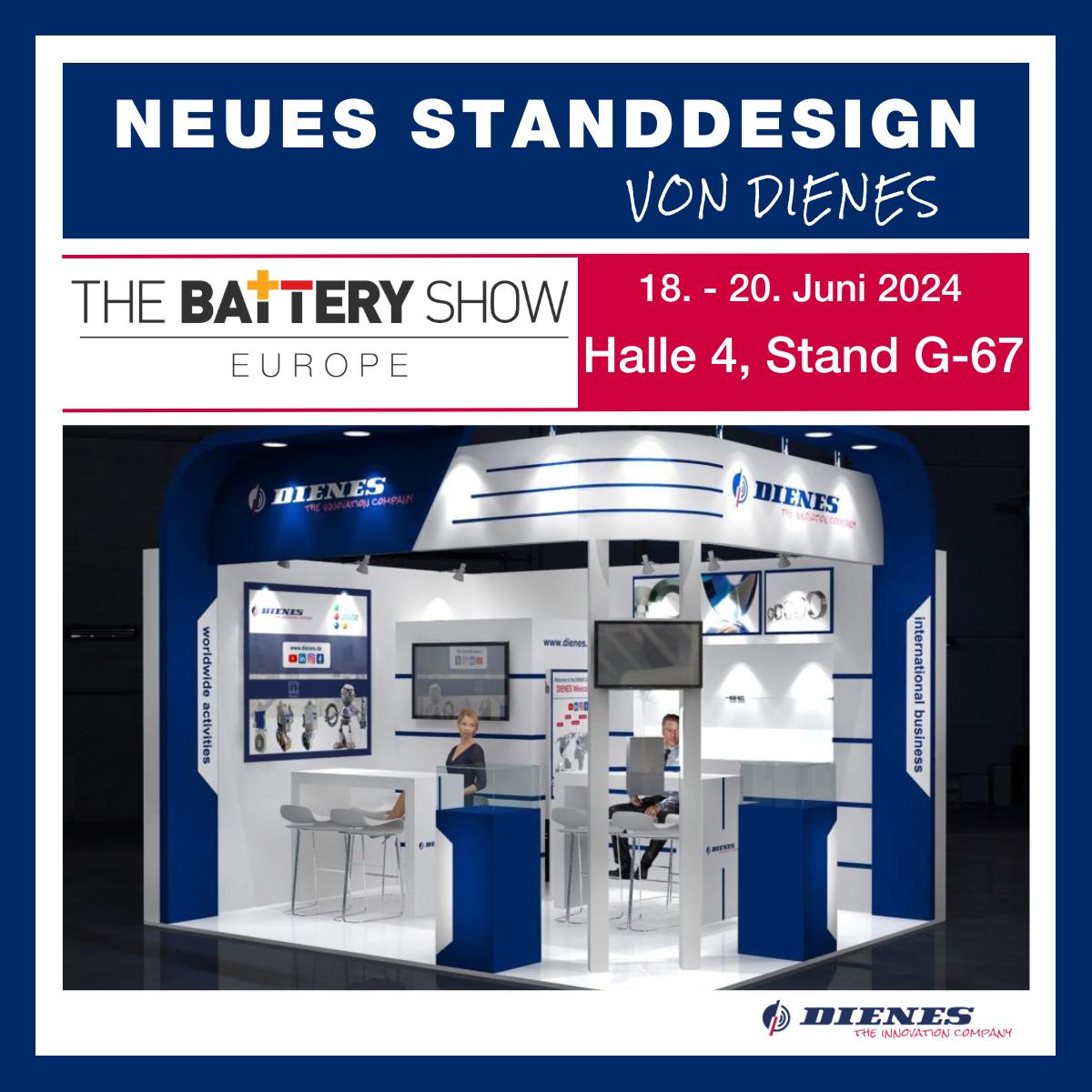 DIENES at The Battery Show Europe 2024 in Stuttgart DIENES